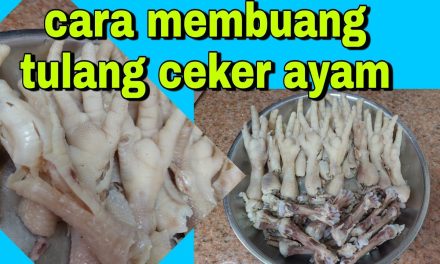 Tips Praktis Membuang Tulang Ceker Ayam Agar Tetap Utuh