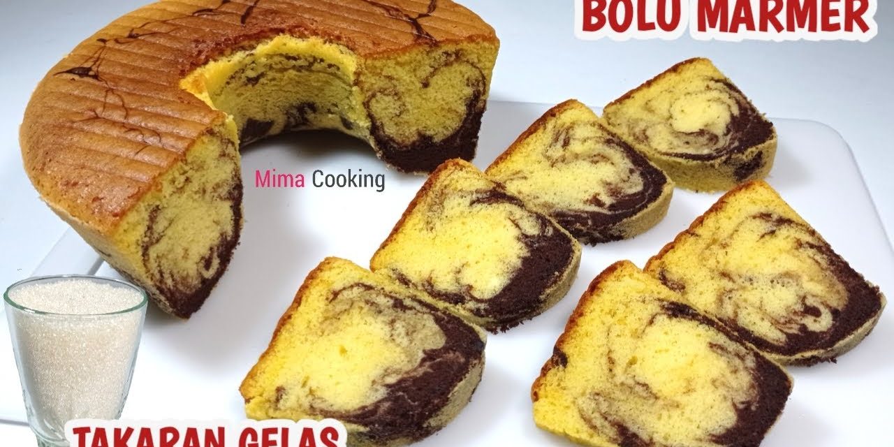 Resep Bolu Marmer Takaran Gelas, Mudah Dibuat Di Magic Com