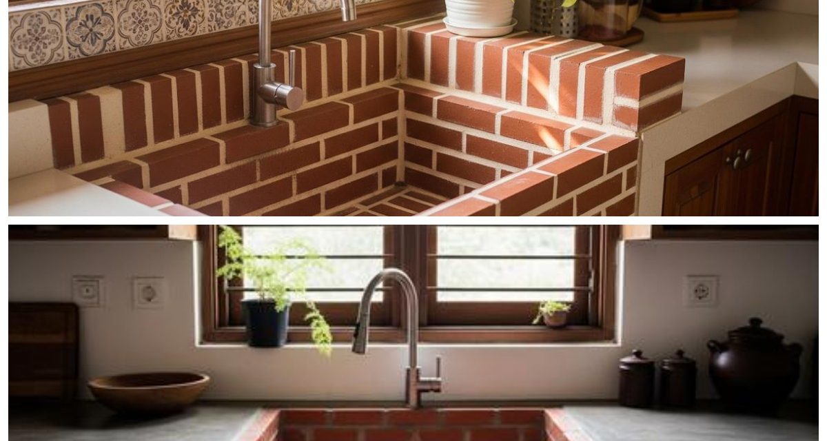Bikin Sendiri Bak Cuci Piring Dari Bata Untuk Dapur Sederhana
