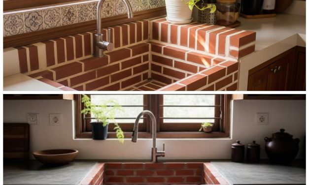 Bikin Sendiri Bak Cuci Piring Dari Bata Untuk Dapur Sederhana