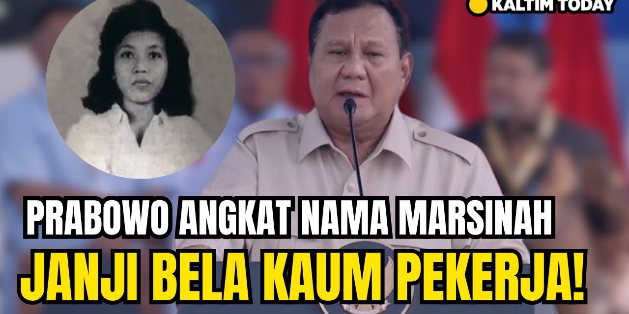 Prabowo Janjikan Museum Marsinah Saat Bertemu Massa Buruh