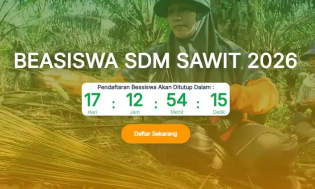 Beasiswa SDM Sawit Buka Peluang Generasi Muda Unggul
