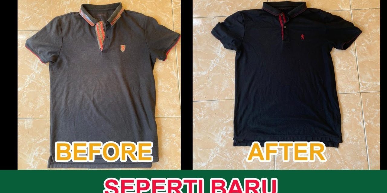 Langkah Ampuh Memulihkan Warna Hitam Pakaian Yang Kusam
